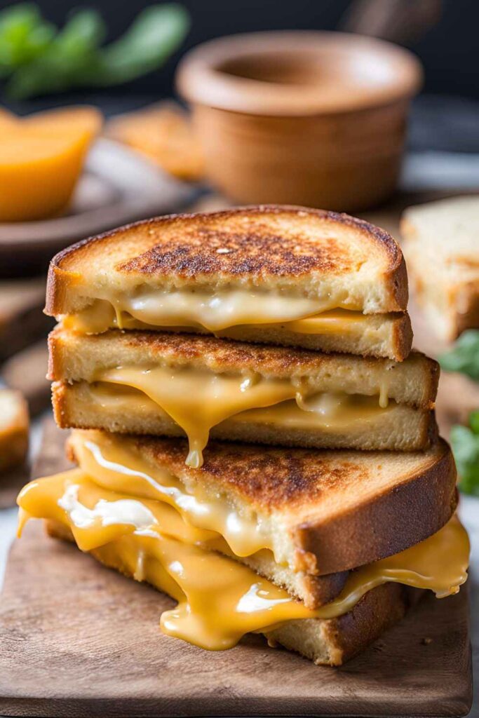 Crispy Grilled Cheese on Sourdough