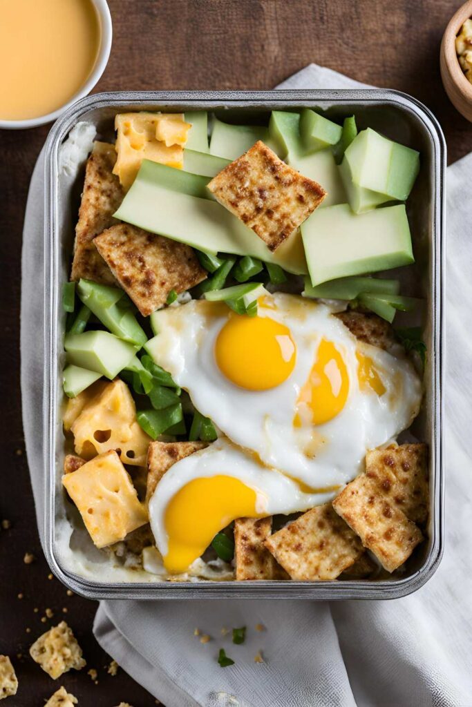 Eggs and Cheddar Protein Box
