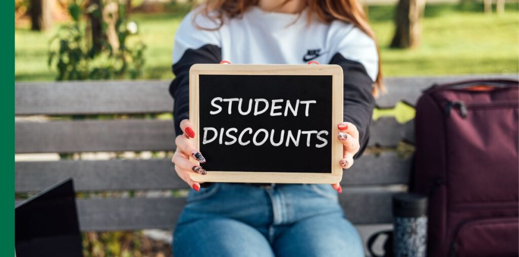 Occasional Promo Discounts for Students