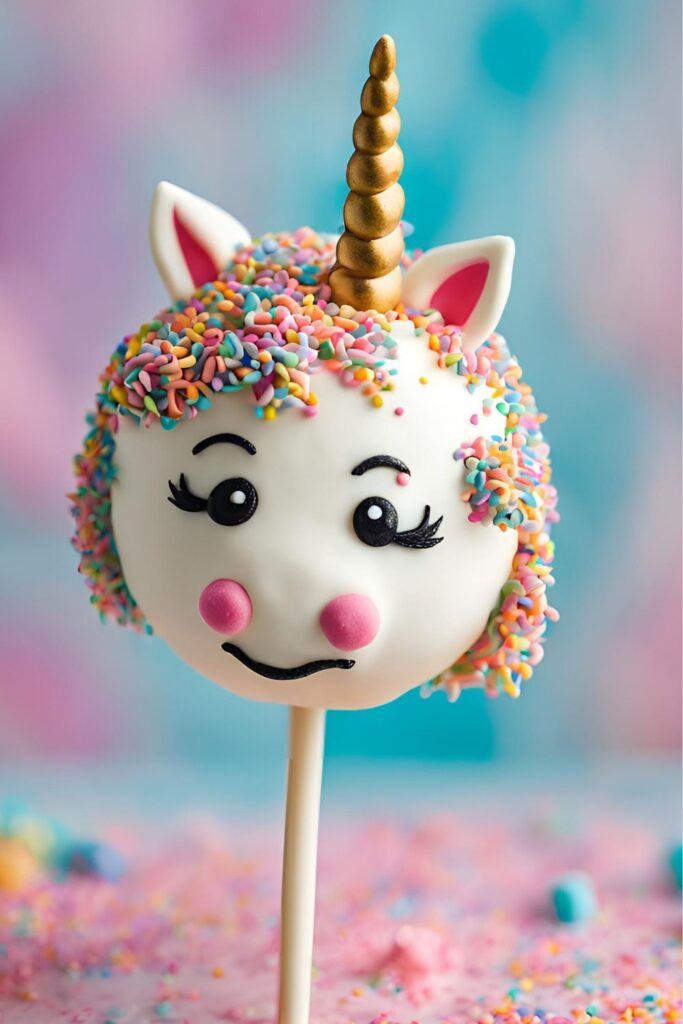 Unicorn Cake Pop
