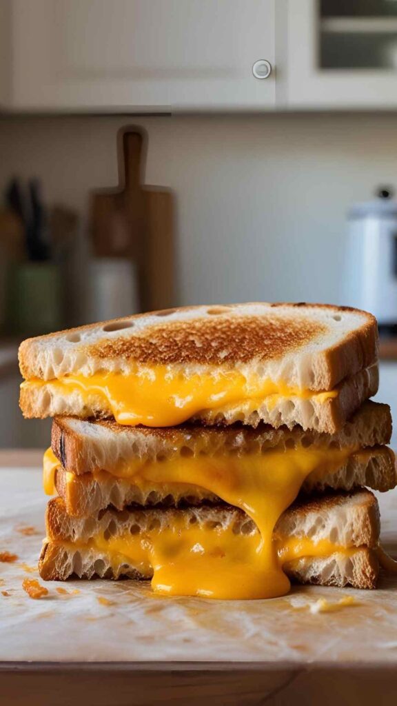 Crispy Grilled Cheese on Sourdough (2)