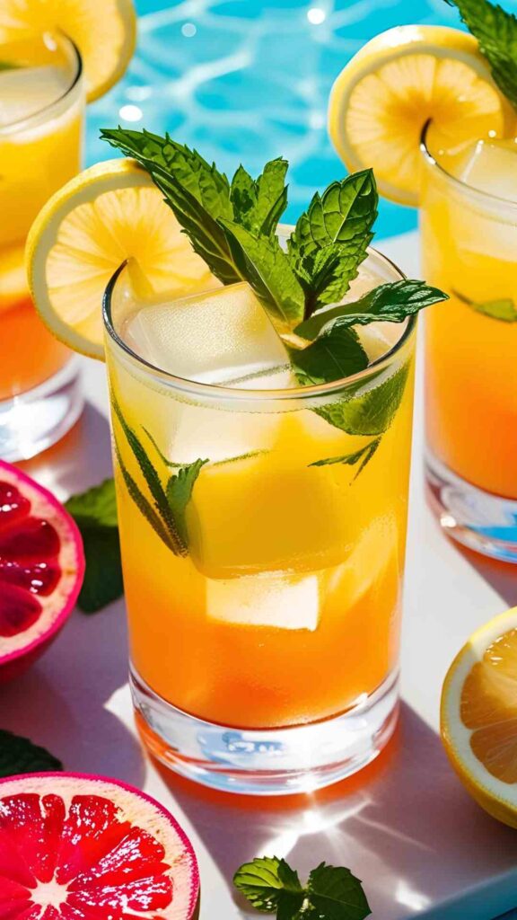 Mango Dragonfruit Lemonade Refresher