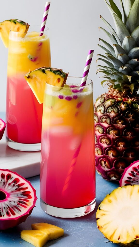 Pineapple Dragonfruit Lemonade