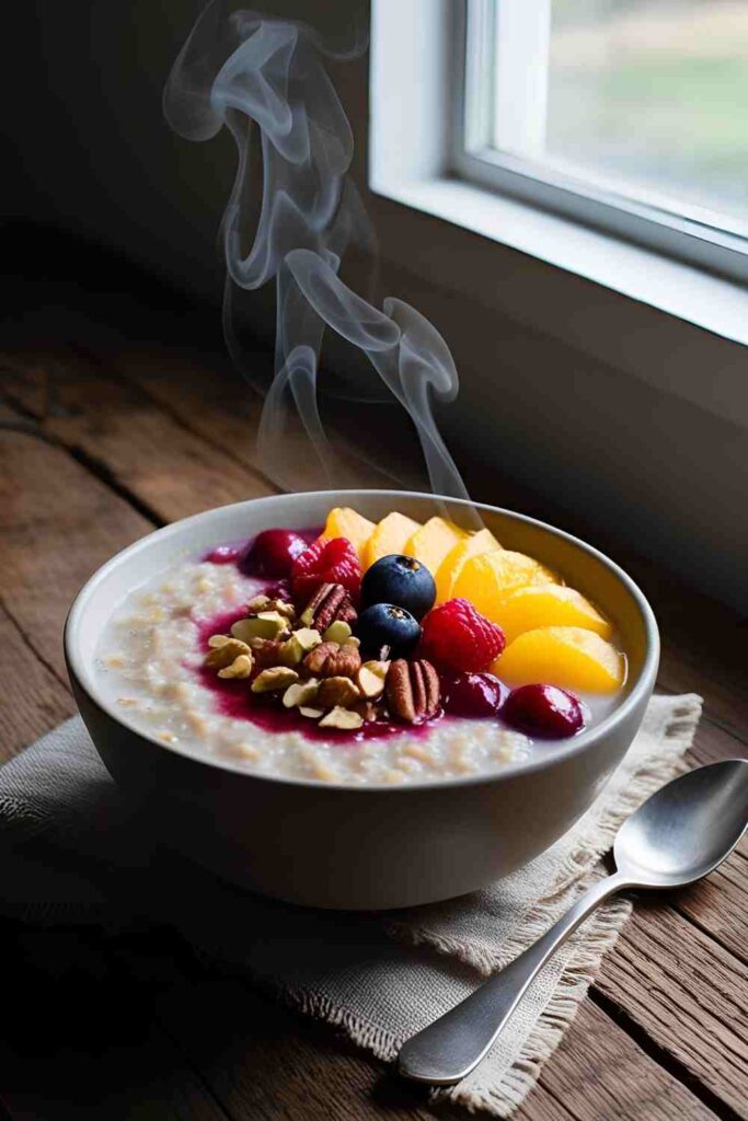 Oatmeal with Fruit & Nuts